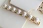 Preview: goldene Haarspange mit Perlen