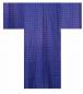 Preview: Original japanischer Yukata mit blauem Rautenmuster