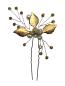 Preview: Haarschmuck Brautschmuck Blume mit Perlen