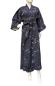Preview: Gefütterter Damen Kimono Libelle dunkelblau