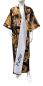 Preview: Gefütterter Herren Kimono Drachen Tiger - Futterstoff