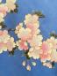 Preview: Happi Kimono Kirschblütenfest blau kurz