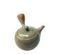 Preview: Grün glasierte Kyusu aus Japan für Sencha und Fukamushi-Cha