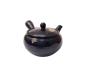 Preview: Original Banko-Yaki Kyusu mit schwarzblauer Glasur und 370 ml