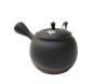 Preview: Tokoname Kyusu aus dunklem Ton mit Feuer-Farbverlauf
