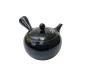 Preview: Schwarze Tokoname-Kyusu mit unglasierter Innenseite