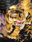 Preview: Tiger im Bambuswald auf dem Herren Seidenkimono