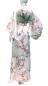 Preview: Langer Seidenkimono Damen mit Kirschblüten