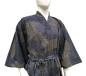 Preview: Herren Yukata Kimono Kumo schwarz