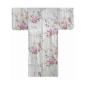 Preview: Seiden Kimono Royal Cranes perlweiss
