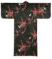 Preview: Damen Kimono Cherry Blossom schwarz extra weit