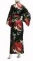 Preview: Damen Kimono Tsuru schwarz Gr.S 135cm