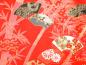 Preview: Damen Kimono Sensu Take (Fächer  Bambus) rot