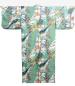 Preview: Damen Kimono Ribbon (Schleifenband) grün