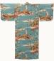 Preview: Damen Kimono Ukiyoe türkis