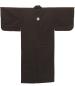 Preview: Damen Kimono Mon schwarz 140 cm lang