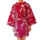 Preview: Kimono Sakura (Kirschblüten) rot, kurz, Happi