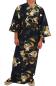 Preview: Herren Kimono Drachen Kiefer schwarz 142cm