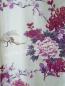 Preview: Kimono Fliegender Kranich weiß kurz Baumwollsatin