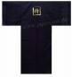Preview: Kimono Stickerei Samurai, schwarz, Baumwolle, lang