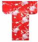 Preview: Seiden Kimono Royal Cranes rot