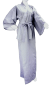 Preview: Bademantel Kimono Kogara 150 cm gefüttert blau