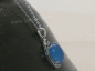 Preview: Silberkette mit blauem Calcedon Anhänger