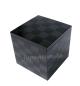 Preview: Etagendose Schachbrettmuster schwarz Lack