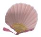 Preview: Fächer Muschelform mit Spitze pink