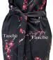Preview: Happi Kimono Cherry Blossom schwarz kurz