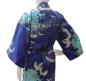 Preview: Happi Kimono Tsuru royalblau kurz