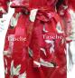 Preview: Happi Kimono Tsuru (Kranich) rot, kurz