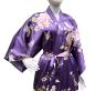 Preview: Seidenkimono mit Kranichen und Päonien