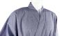 Preview: Herren Kimono aus Baumwolle blau, Flechtmuster