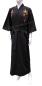 Preview: Schwarzer Kimono mit gesticktem goldfarbenem Drachen