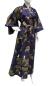 Preview: Kimono Kraniche und Kiefern dunkelblau