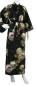 Preview: Damenkimono Prinzessin in Schwarz mit Genji-Motiven