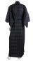 Preview: Yukata Rautenmuster schwarz, Gr. L