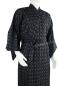 Preview: Yukata Rautenmuster schwarz, Gr. L
