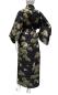 Preview: Damen Kimono Kraniche und Kiefern schwarz