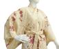 Preview: Kimono Cherry Blossom (Kirschblüte) beige extra weit, Dame