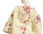 Preview: Kimono Cherry Blossom (Kirschblüte) beige, lang
