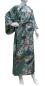 Preview: Grüner Damenkimono mit Muster aus Schleifenbändern