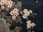 Preview: Kimono Sakura (Kirschblüte) grün, lang, Dame