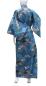 Preview: Damen Kimono Sensu Take (Fächer Bambus) türkis