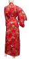 Preview: Rückansicht des roten Damenkimonos Sensu Take