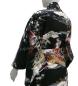 Preview: Damen Kimono Ukiyoe schwarz