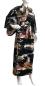 Preview: Damen Kimono Ukiyoe schwarz
