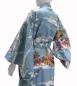 Preview: Damen Kimono Ukiyoe türkis