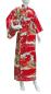 Preview: Damen Kimono Ukiyoe rot